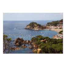 Cidade de TOSSA DE MARÇO situada na costela Brava. Fotografia