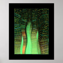 Cidade do seno (verde) poster