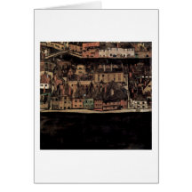 Cidade pequena, por Egon Schiele Cartões