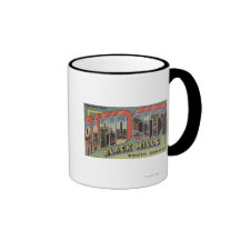 Cidade rápida, South Dakota - grandes cenas da let Caneca