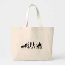 Cilindros de Dubstep do baterista e do jazz da mús Bolsas Para Compras