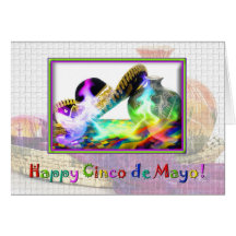 Cinco-de Mayo - cumprimento festivo Cartao