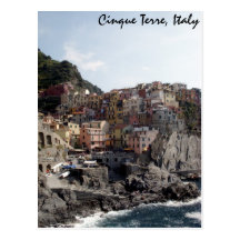 Cinque Terre, Italia Cartao Postal