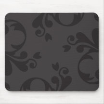 Cinzas Venetian do damasco da antiguidade do ornam Mousepad