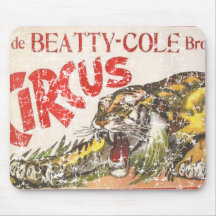 Circo do Cole de Beatty - 1903 - afligido Mousepads
