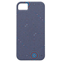 Círculos azuis capa iPhone 5 Case-Mate