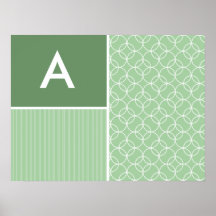 Círculos do verde prudente; Círculo Posters