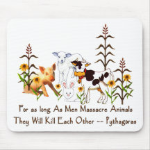 Citações do vegetariano de Pythagoras Mousepad