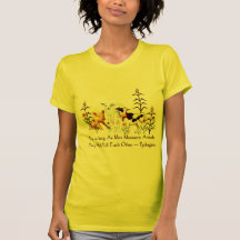 Citações do vegetariano de Pythagoras Tshirts