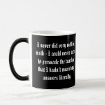 Citações matemáticas caneca