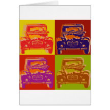 Citroen 2CV 1 Cartao