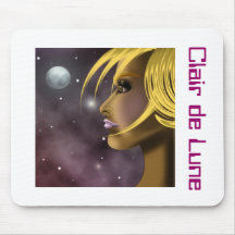 Claramente de Lua Mousepad
