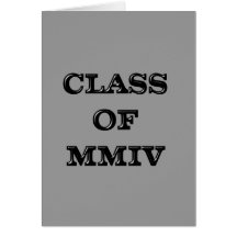 Classe de 2004 cartões