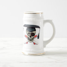 Classe do pirata da graduação do café 2008/caneca