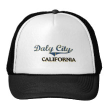 Clássico da cidade de Daly City Califórnia Boné