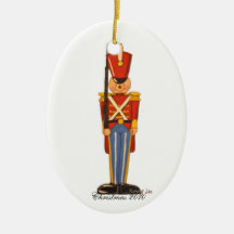 Clássico do menino do baterista ornamento para arvores de natal