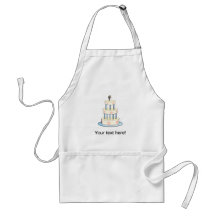 Clipart do bolo de casamento avental