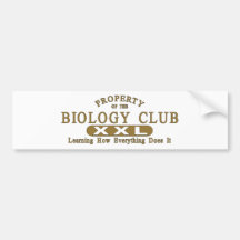 Clube da biologia adesivo