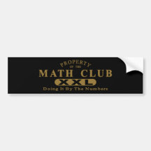 Clube da matemática adesivos