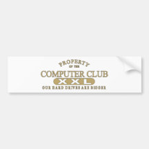 Clube do computador adesivos