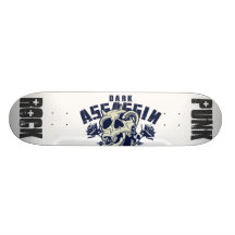 Cobra 1974 escuro dos rosas do crânio do assassino skate personalizado