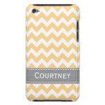 Cobrir amarelo e cinzento do caso do ipod touch 4g capas iPod Case-Mate