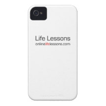 Cobrir do iPhone das lições da vida Capa De iPhone 4 Case-Mate