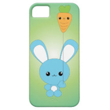 Coelho de Kawaii com capas de iphone do balão da c Capas iPhone 5