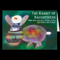 Coelho do Naughtiness [cartão] postais