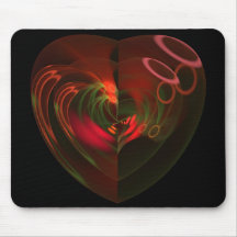 Coisa de coração mousepad