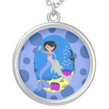 Colar azul da sereia
