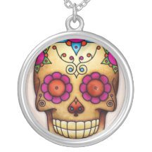 Colar Caveira Mexicana