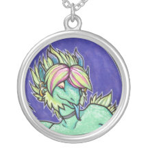 Colar da menina do dragão de Anthro
