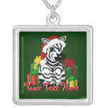 Colar da zebra do Natal