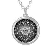 Colar do símbolo do OM da mandala (Aum) Lotus