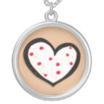 Colar Dotty de kraft do coração