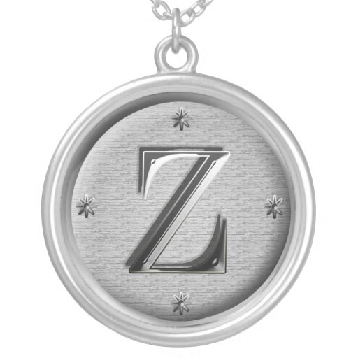 colar inicial de Z
