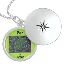Colar - Paz y Amor - verde