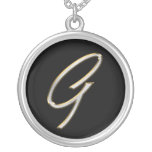 Colares do monograma dos grampeadores de Bling