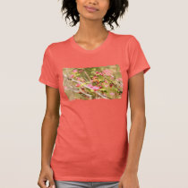 Colibri e flores Rufous t - shirts