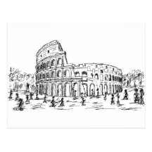 colosseum de Roma Cartoes Postais
