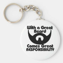 Com excelente uma barba vem grande resposibility chaveiro