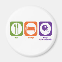 Coma o ténis de mesa do jogo do sono imas
