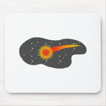 Cometa do espaço mousepads