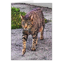 Como um tigre cartoes