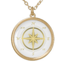 Compasso do ouro bijuterias personalizadas
