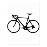 competindo a bicicleta - bicicleta do piloto cartão postal