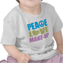 Composição do amor da paz camiseta