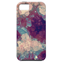 conjunto da gema do cristal de quartzo iPhone 5 capas