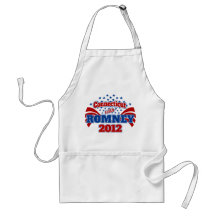 Connecticut with Romney 2012 Delantales